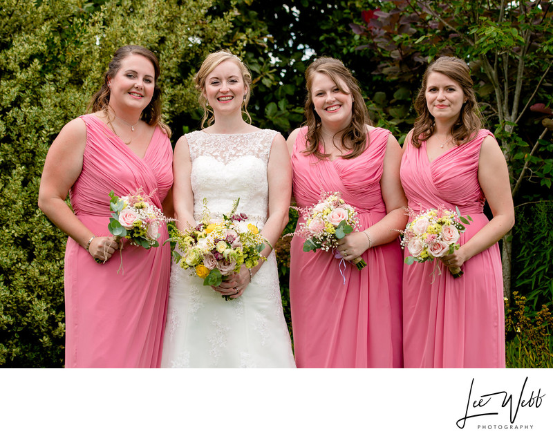 Bridal Party Curradine Barns Wedding Venue Worcester