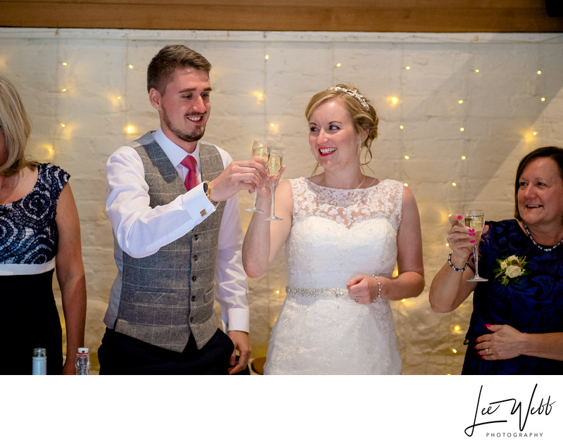 Toasts Curradine Barns Wedding Venue Worcestershire