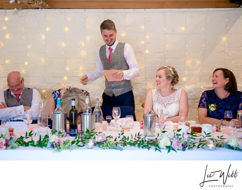 Speeches Curradine Barns Wedding Venue Worcester