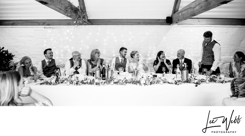 Top Table Curradine Barns Wedding Venue Worcestershire