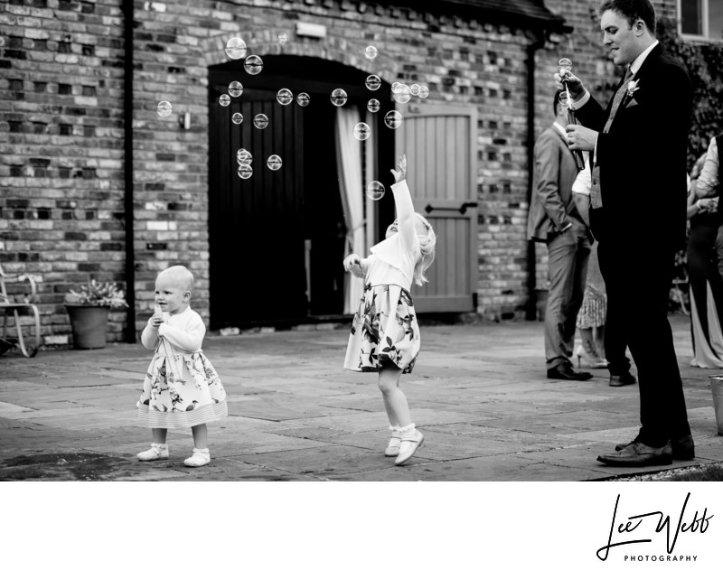 Bubbles Curradine Barns Wedding Venue Worcestershire