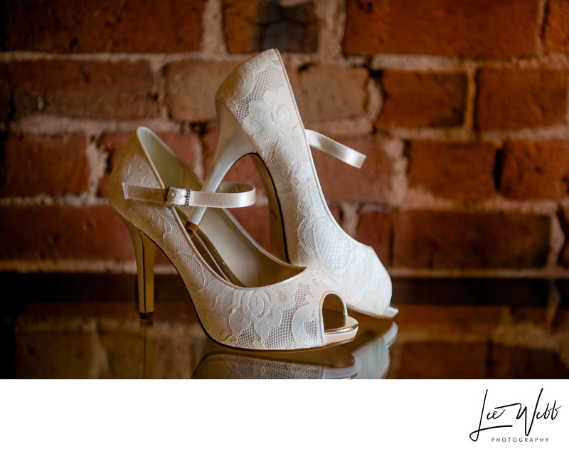 Curradine Barns Wedding Venue Brides Shoes