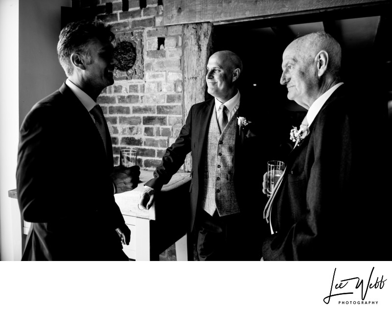 Groomsmen Curradine Barns Wedding Venue Worcestershire