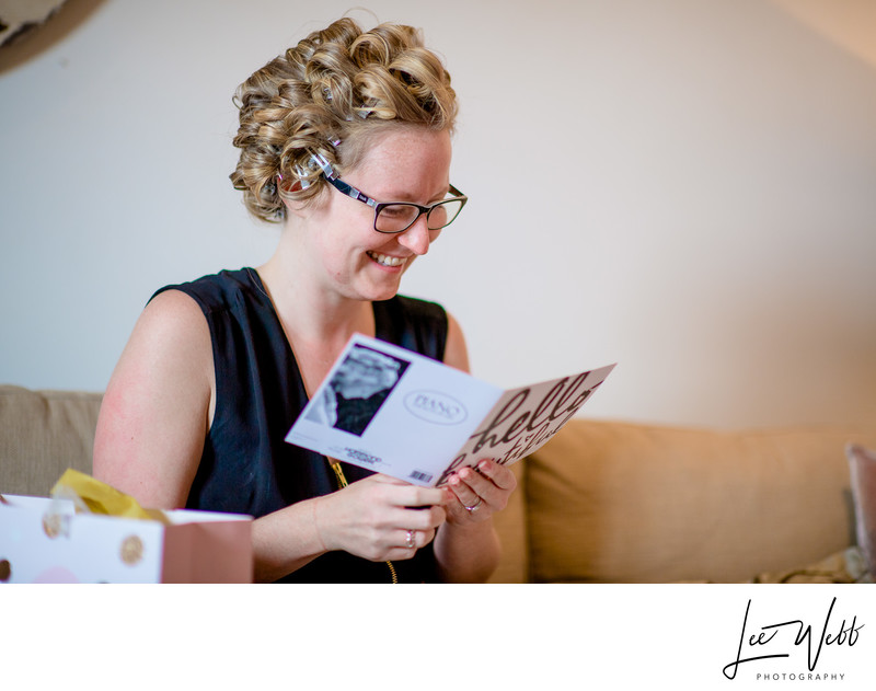 Curradine Barns Wedding Venue Bride Smiling