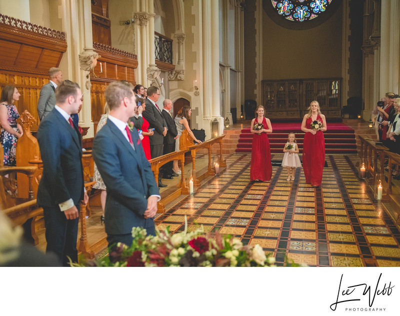 Bridesmaids Callow Great Hall Stanbrook Abbey