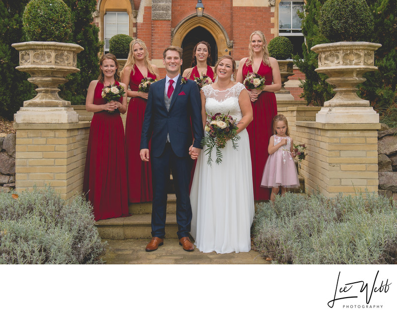 Family Photo Stanbrook Abbey Wedding Venue Worcester