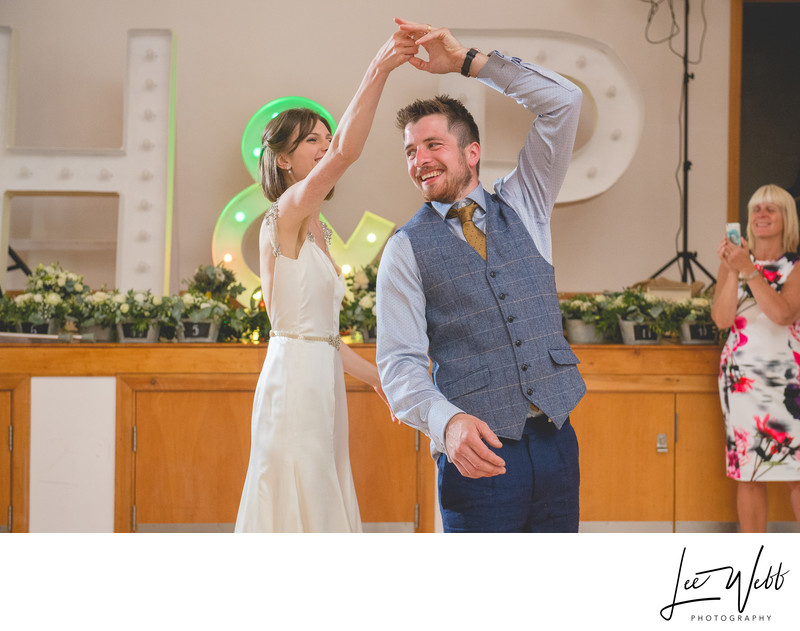 Dance Floor Rock Village Hall Wedding Reception