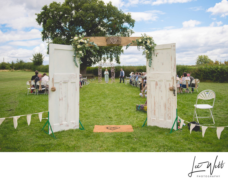 Home Made Wedding Aisle Kidderminster