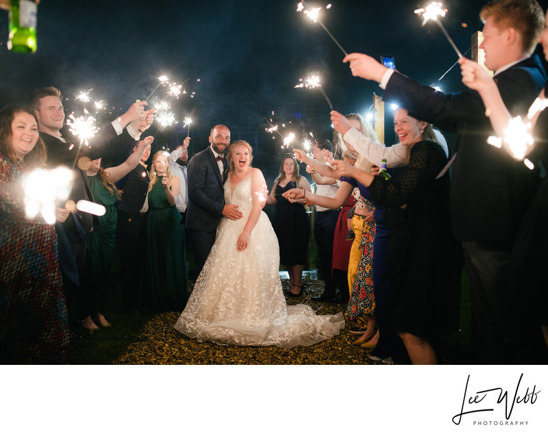 Bredenbury Court Wedding Sparklers