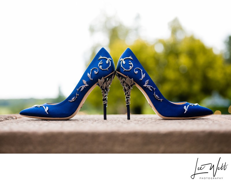 Blue Wedding Shoes Bredenbury