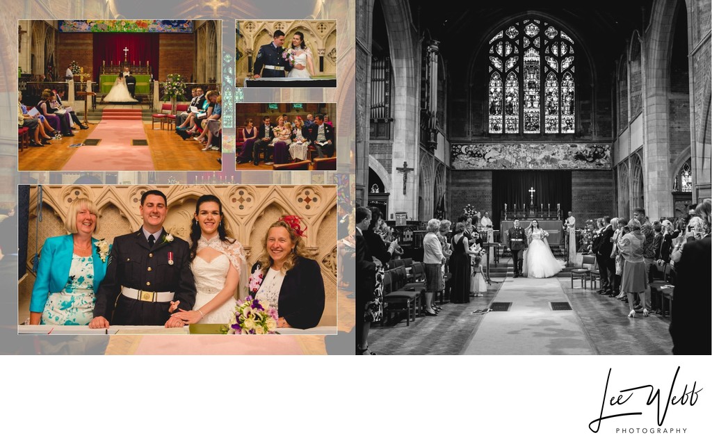 Worcestershire Wedding Photography Album Pages 11 & 12