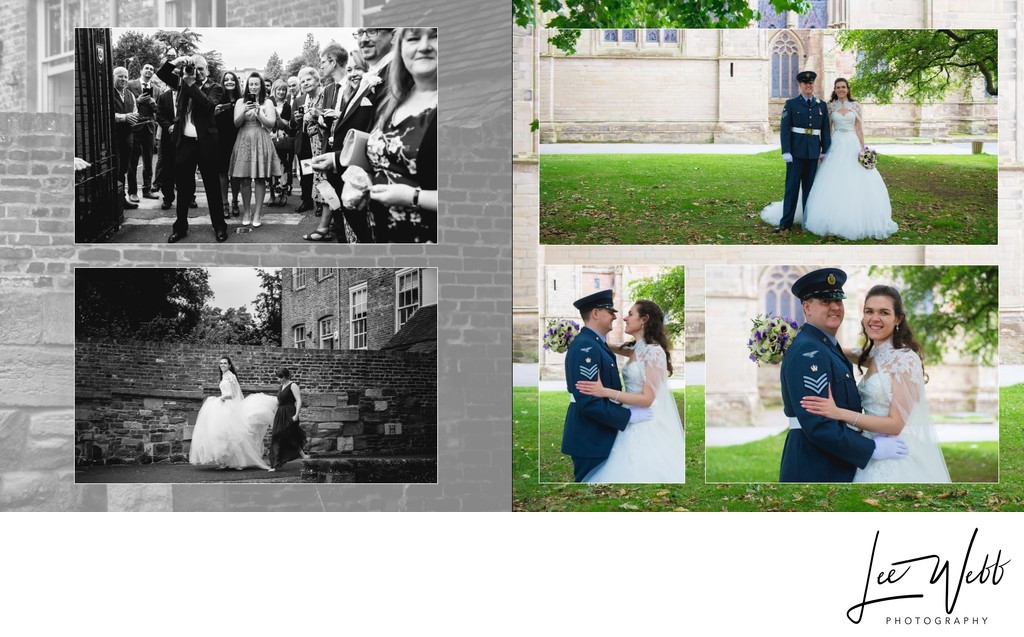 Worcestershire Wedding Photography Album Pages 17 & 18