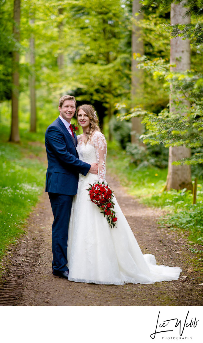 Bodenham Arboretum Bride and Groom