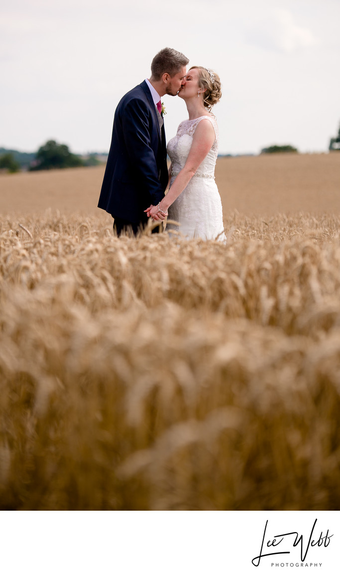 Corn Field Curradine Barns Wedding Venue