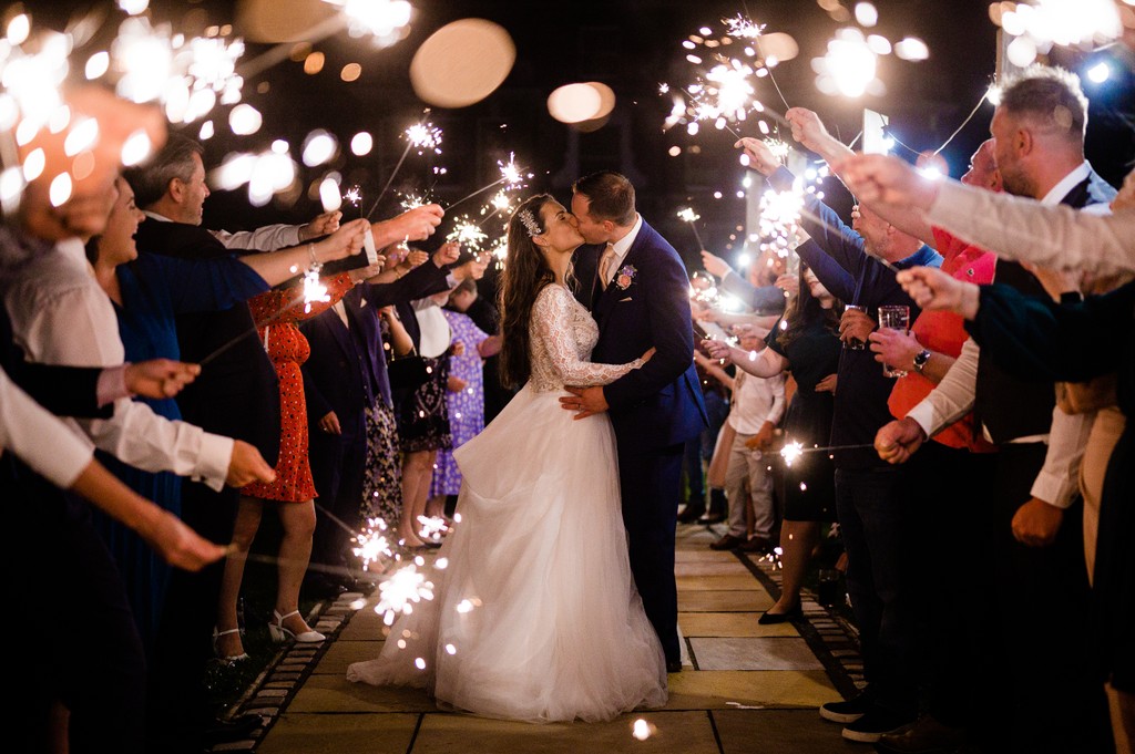 Wedding Sparklers Bredenbury Court