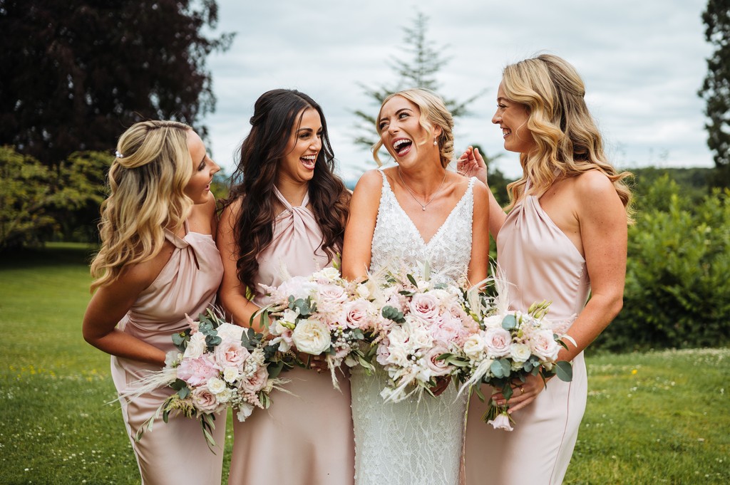 Bridesmaids at Bredenbury Court