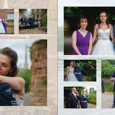 Worcestershire Wedding Photography Album Pages 29 & 30