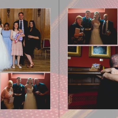 Worcestershire Wedding Photography Album Pages 33 & 34