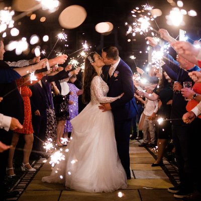 Wedding Sparklers Bredenbury Court