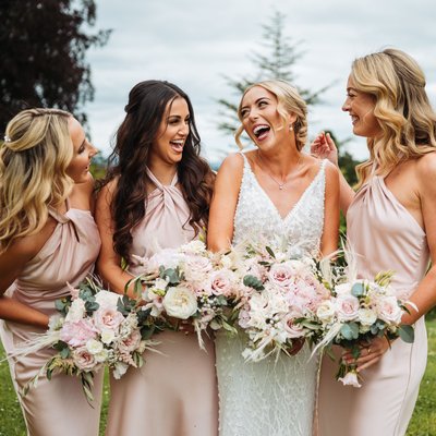 Bridesmaids at Bredenbury Court