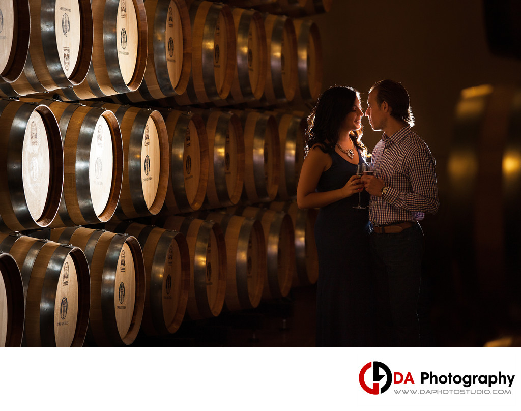 Engagement Photographer at Two Sisters Winery 