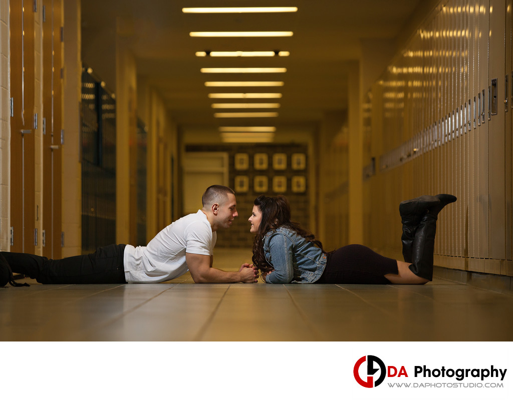 School Sweethearts Engagement in Hamiltion