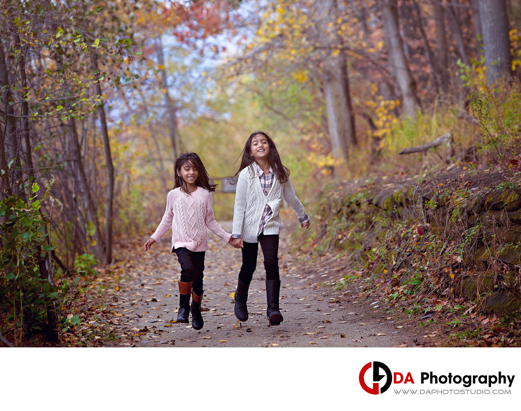 Fall Children Pictures at Heart Lake Conservation Area