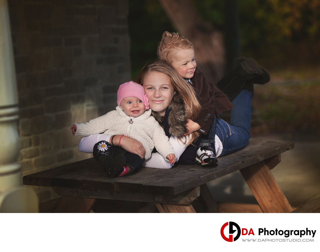Fall Children Photography at Belleville Waterfront Park