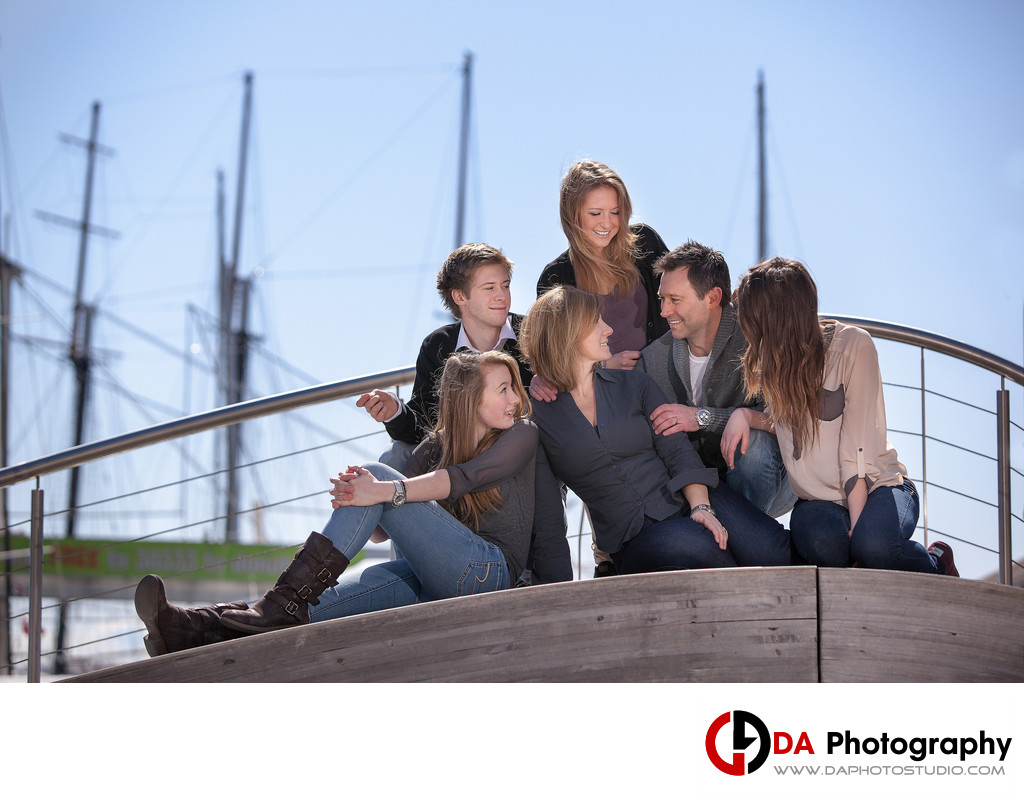 Toronto Family Photographer at Harbour Square Park