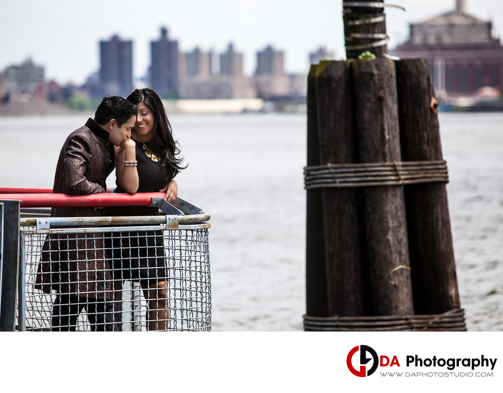NYC Brooklyn Bridge Engagement Photographer