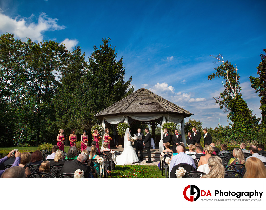 Wedding Ceremony at Terrace on The Green in Brampton