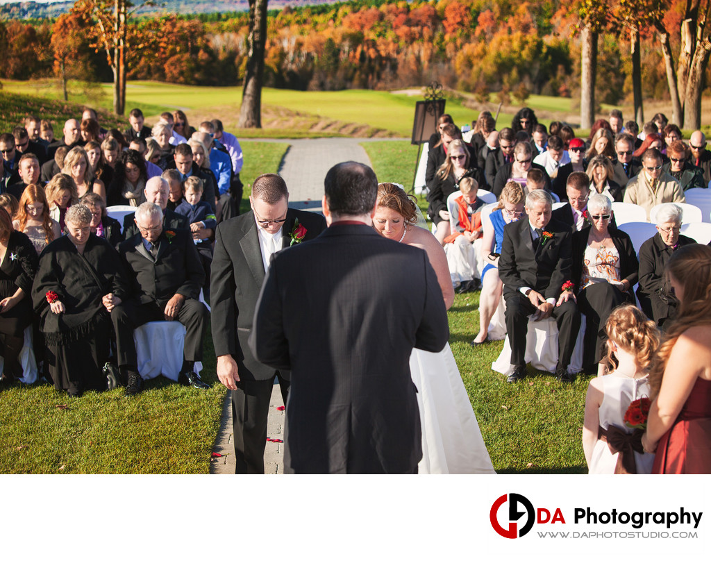 Outdoor Wedding Ceremonies at Tangle Creek Golf