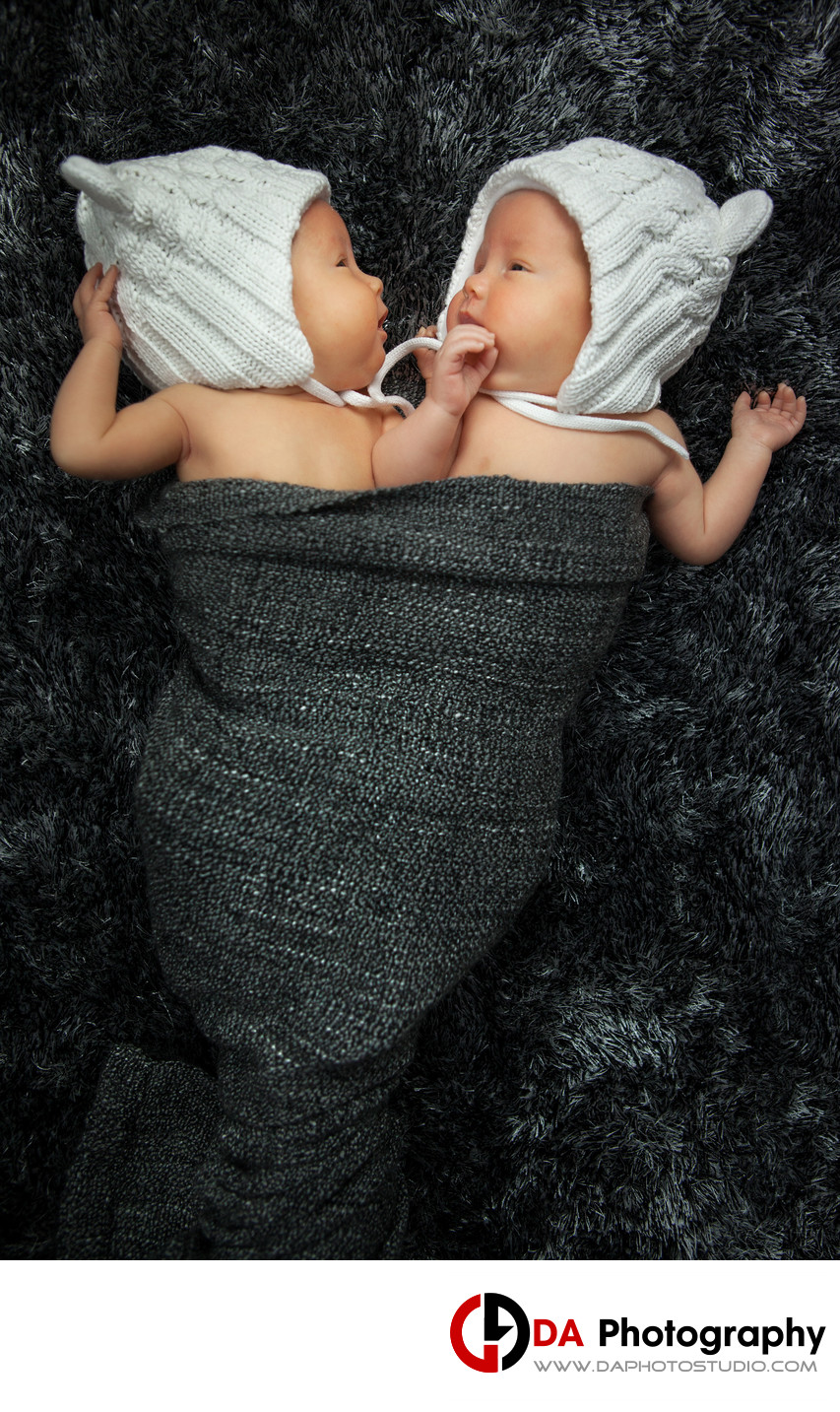 Brampton Twin Newborns Portrait