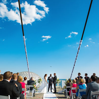 Outdoor Wedding at Atlantis Pavilions