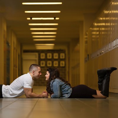 School Sweethearts Engagement in Hamiltion