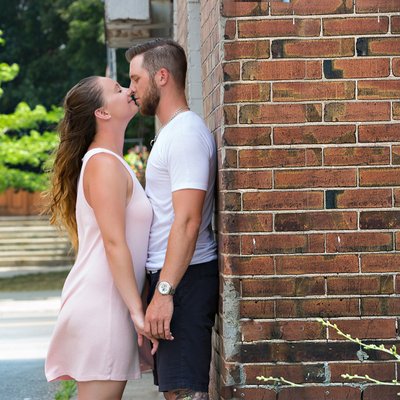 Engagement Session in Milton Downtown