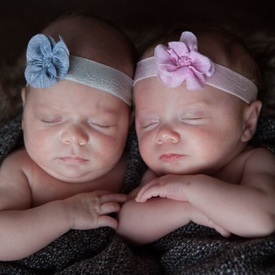Twin Babies Portrait