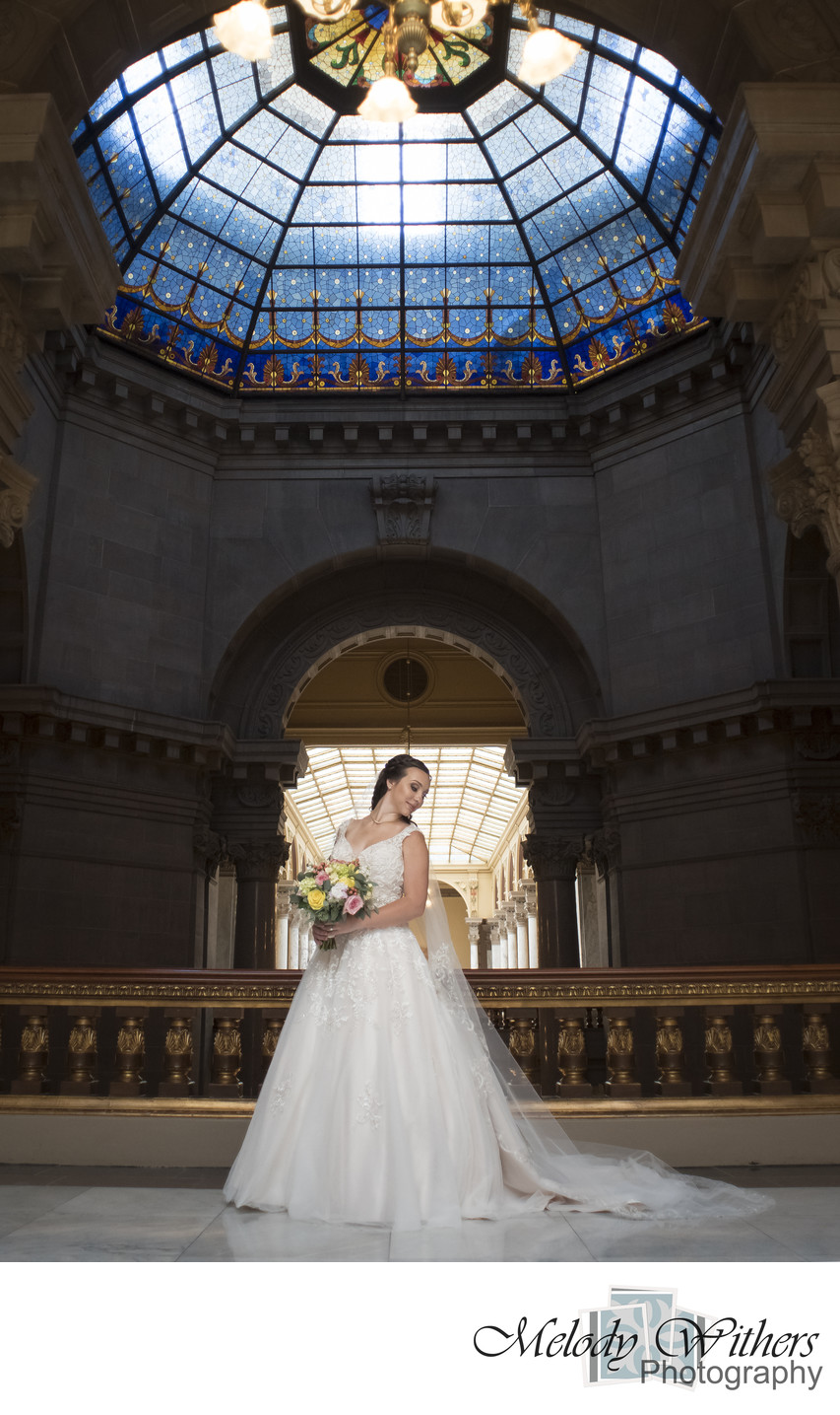 Indiana State House Bride Indianapolis Photographer
