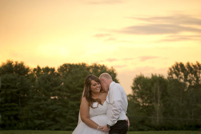 Sunset Blu Falls Pendleton Indiana Wedding Photographer