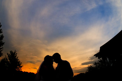 Wedding Photographer Silhouette Blu Falls Indiana