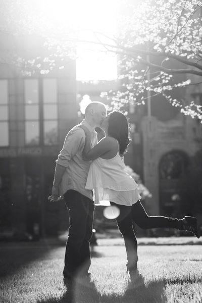 Downtown Indianapolis Engagement