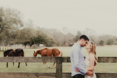 Country engagement photos near Hartford, WI