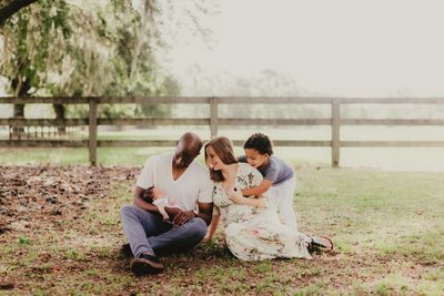 Family photos with a newborn photography, Hartford WI