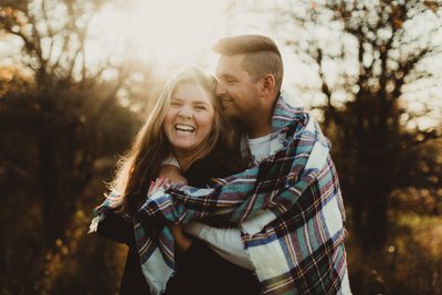 Unposed engagement pics at Heritage Trails County Park