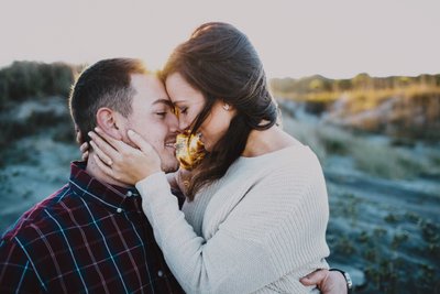 Lake Michigan Engagement Photography