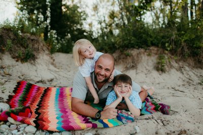 Lake Michigan family photographer in Belgium WI 