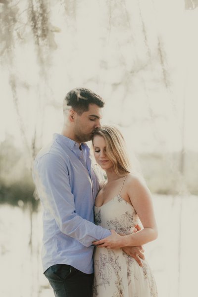 Romantic engagement photos near Hartford WI 