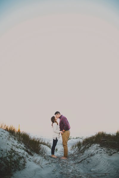 Wisconsin beach engagement session 