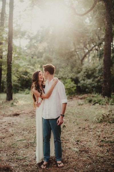 engagement session at pike lake state park, hartford wi