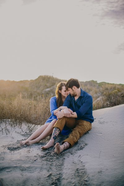 Lake Michigan Engagement Session in Wisconsin 